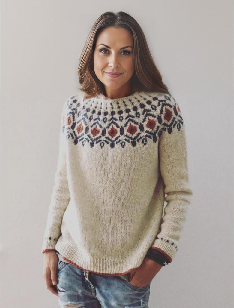 Cozy Fall Crew Neck Sweater