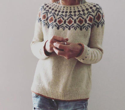Cozy Fall Crew Neck Sweater