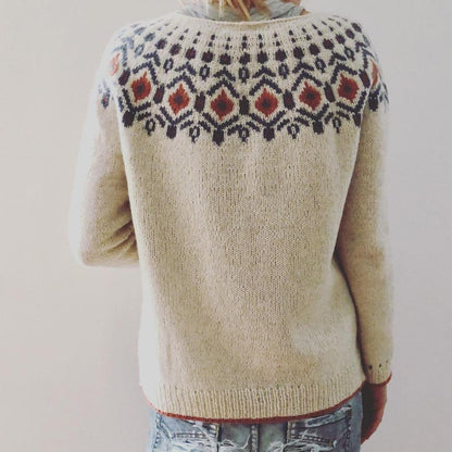 Cozy Fall Crew Neck Sweater