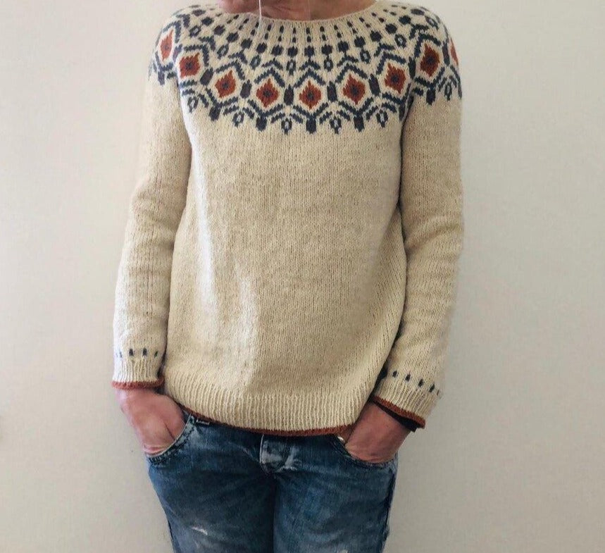 Cozy Fall Crew Neck Sweater