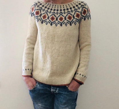 Cozy Fall Crew Neck Sweater