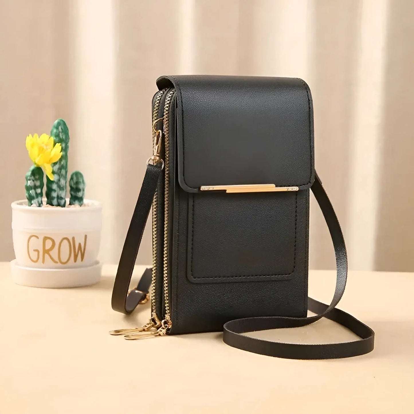 Secure Genuine Leather Tote Bag with Theft Proof Design