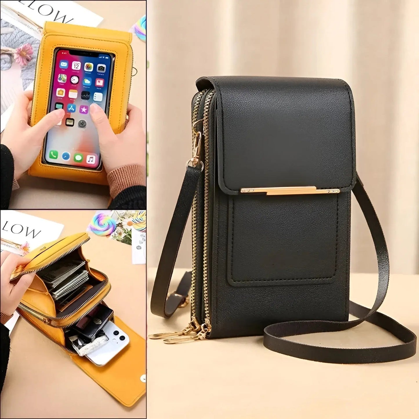 Secure Genuine Leather Tote Bag with Theft Proof Design - OutfitLondon