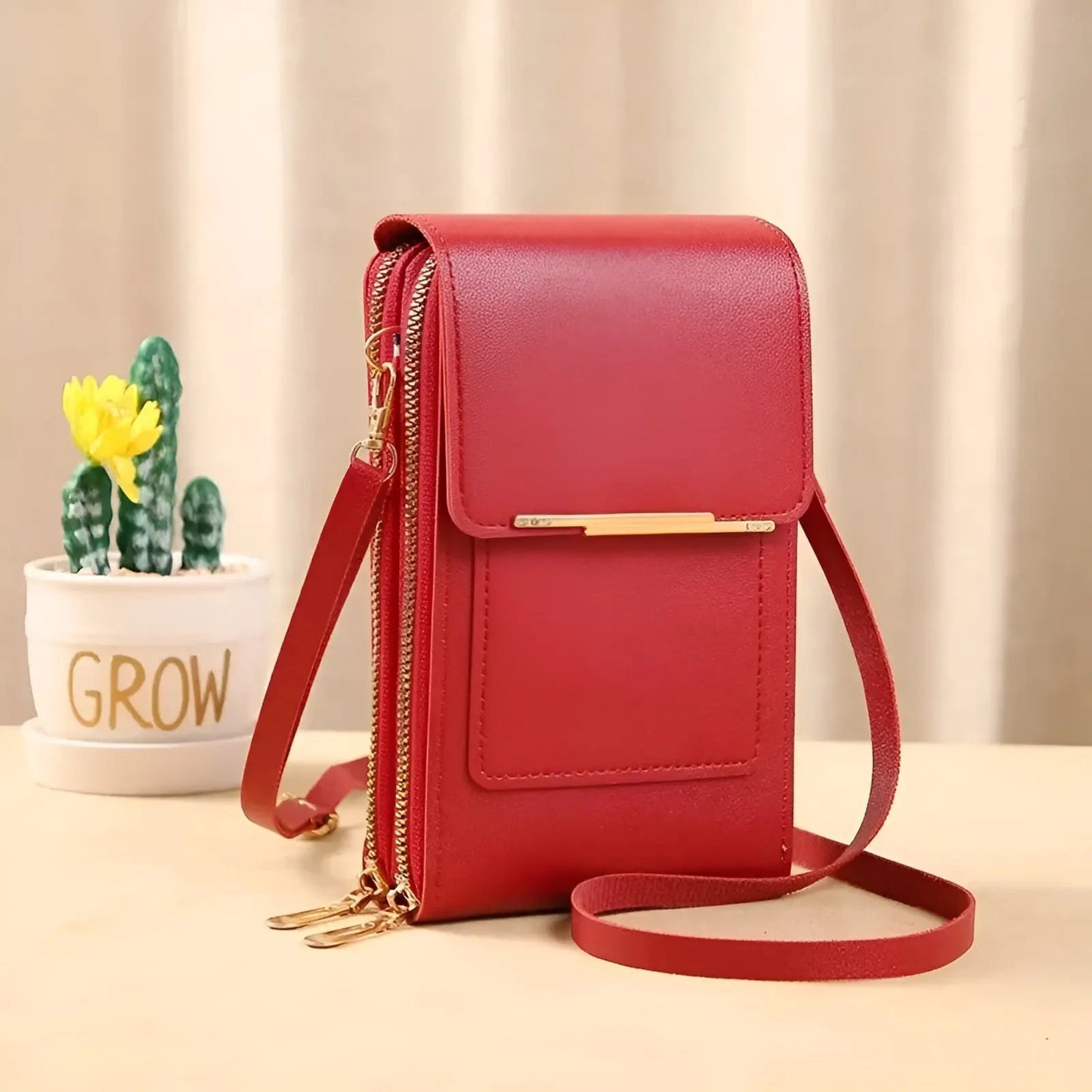 Secure Genuine Leather Tote Bag with Theft Proof Design