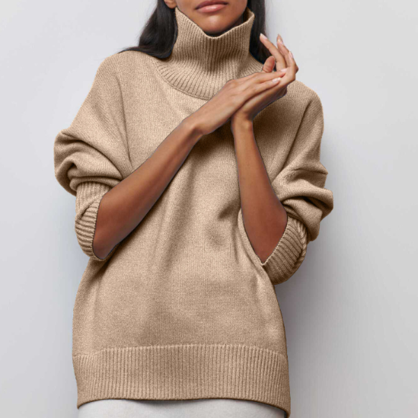 Cozy Large Crew Neck Sweater