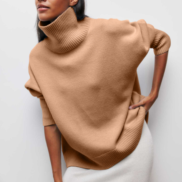 Cozy Large Crew Neck Sweater