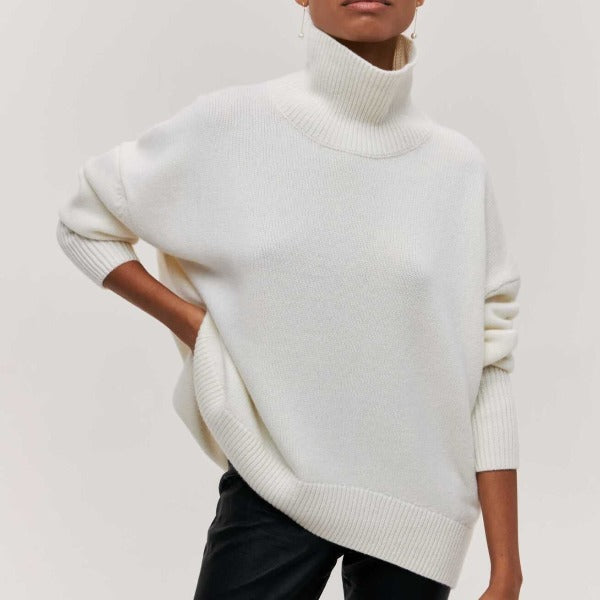 Cozy Large Crew Neck Sweater