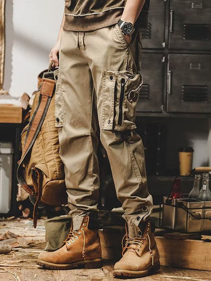 Comfortable Straight Leg Cargo Work Pants - OutfitLondon