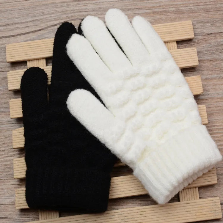 Warm and Cozy Knitted Gloves