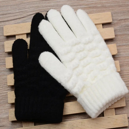 Warm and Cozy Knitted Gloves