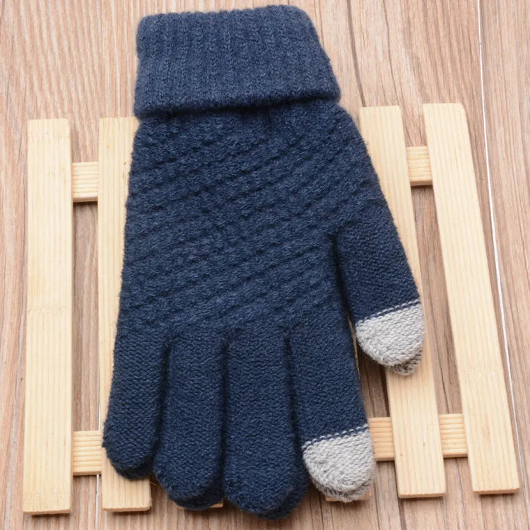 Warm and Cozy Knitted Gloves
