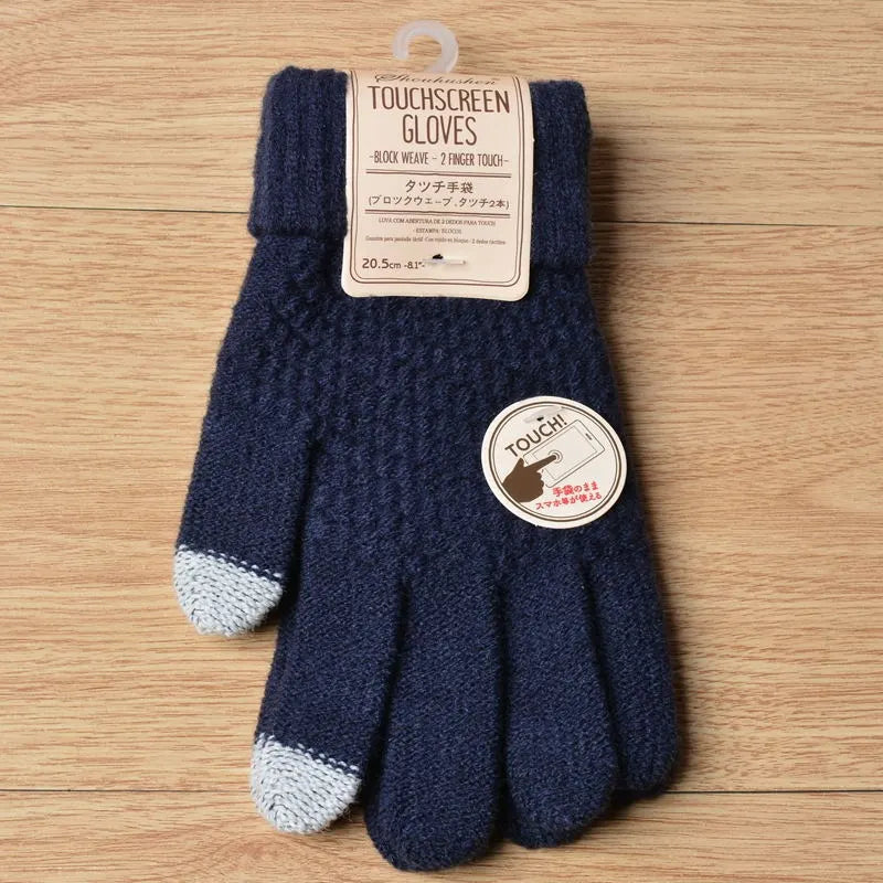 Warm and Cozy Knitted Gloves