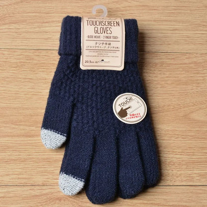 Warm and Cozy Knitted Gloves
