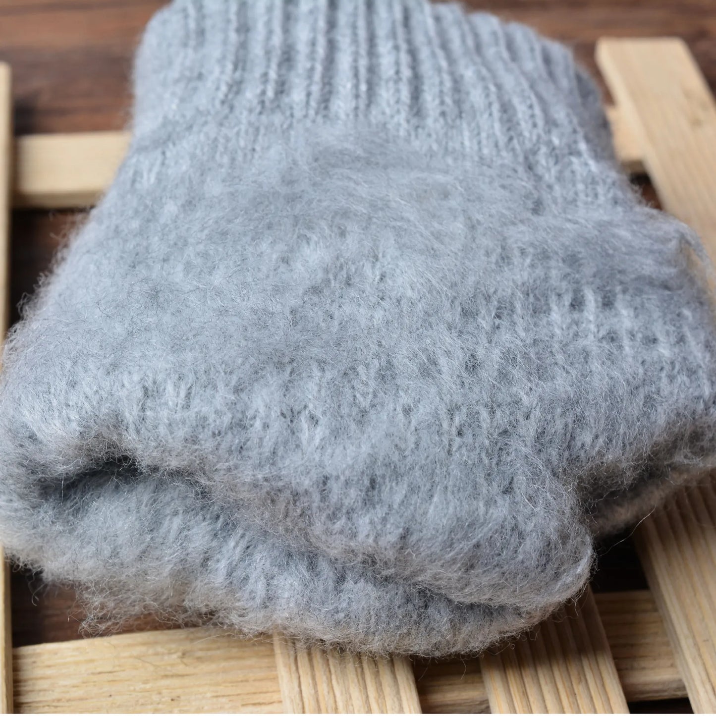 Warm and Cozy Knitted Gloves