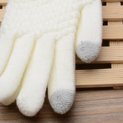 Warm and Cozy Knitted Gloves