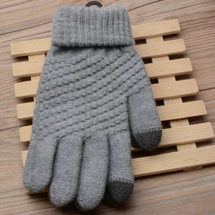 Warm and Cozy Knitted Gloves