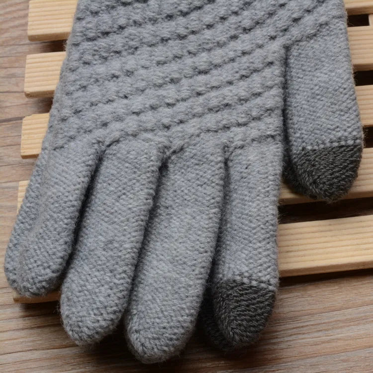 Warm and Cozy Knitted Gloves