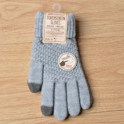 Warm and Cozy Knitted Gloves