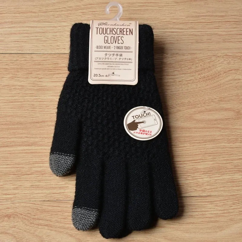 Warm and Cozy Knitted Gloves