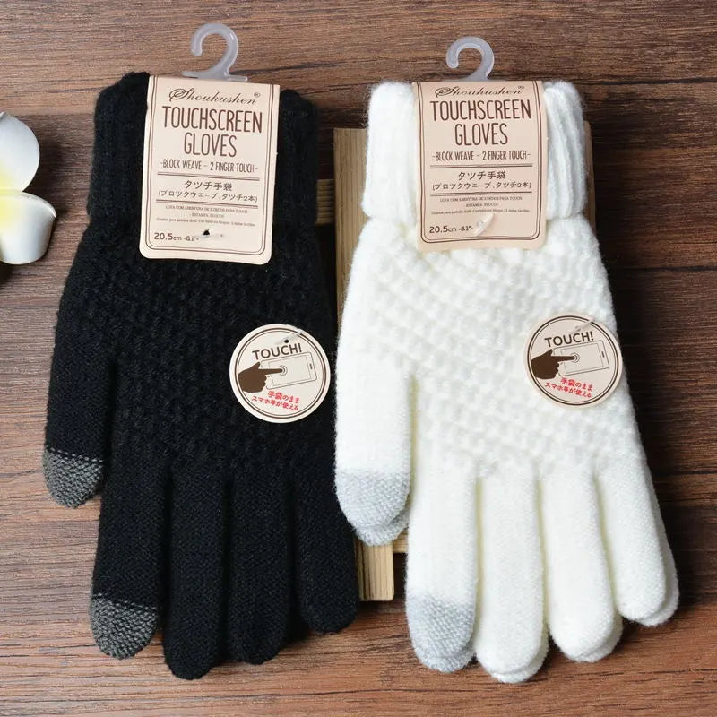 Warm and Cozy Knitted Gloves