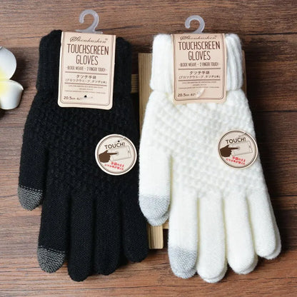 Warm and Cozy Knitted Gloves