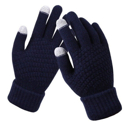 Warm and Cozy Knitted Gloves
