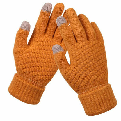 Warm and Cozy Knitted Gloves