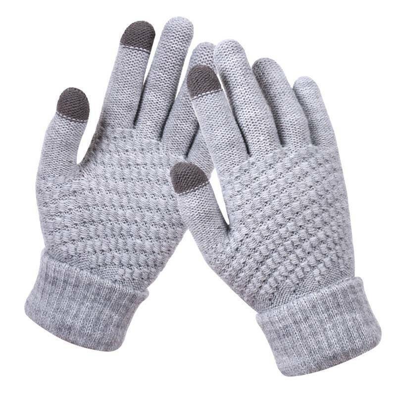 Warm and Cozy Knitted Gloves