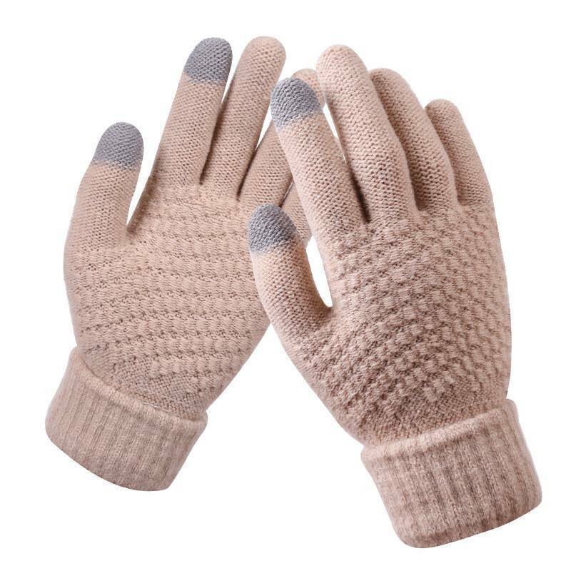 Warm and Cozy Knitted Gloves