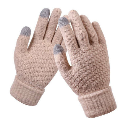 Warm and Cozy Knitted Gloves