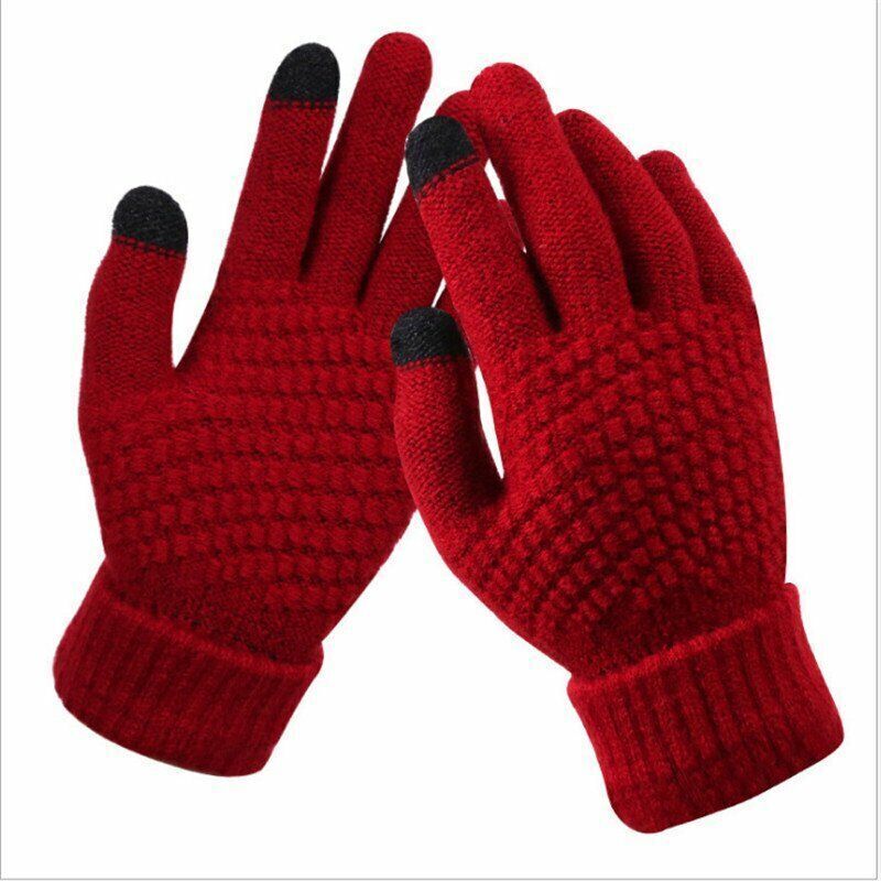 Warm and Cozy Knitted Gloves