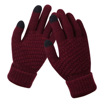 Warm and Cozy Knitted Gloves