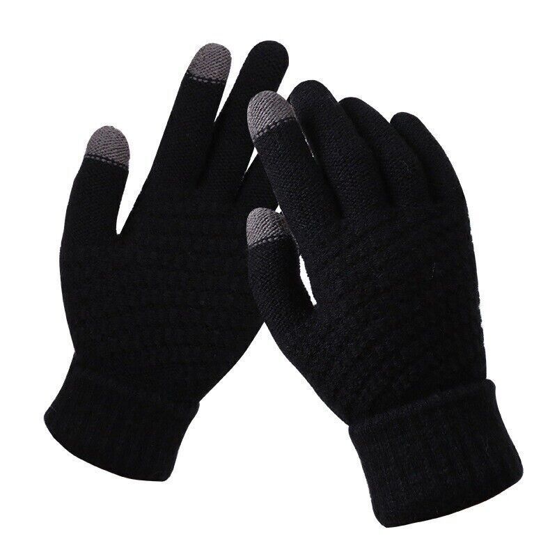 Warm and Cozy Knitted Gloves - OutfitLondon