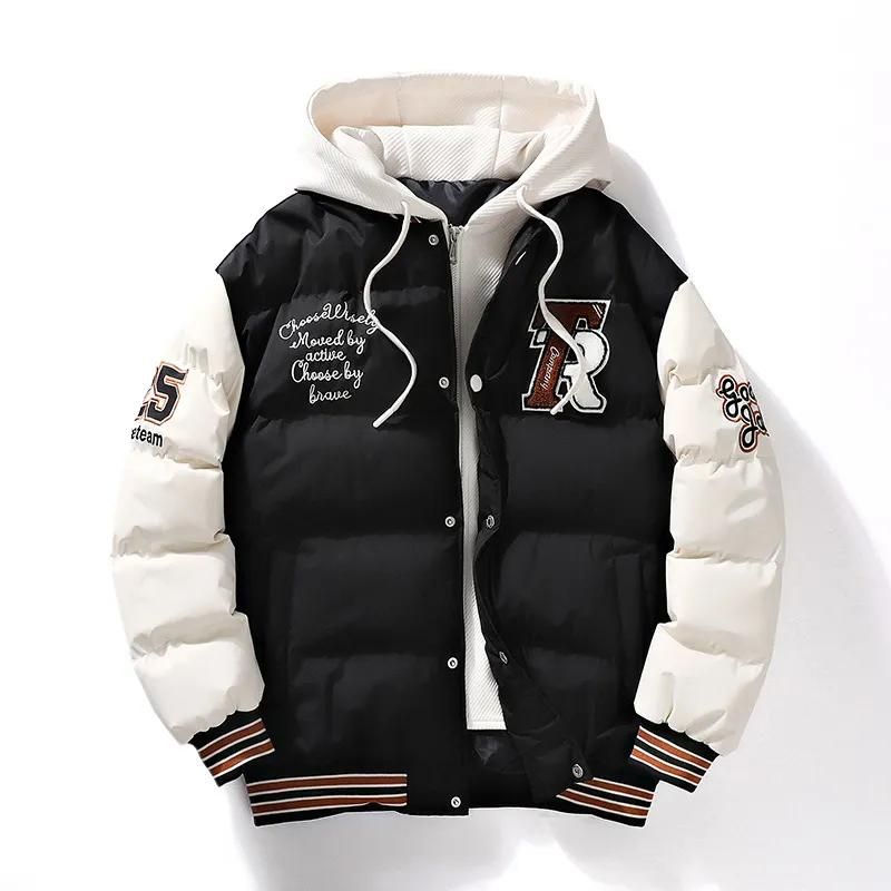 Warm Men's Parka Coat with Hood - OutfitLondon