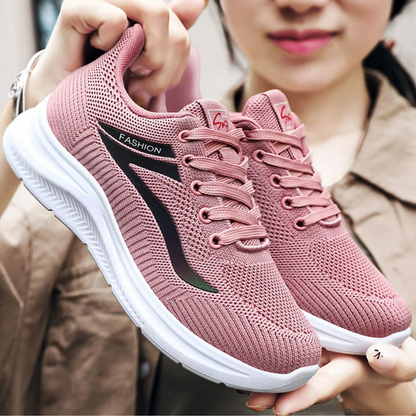 Comfortable Supportive Women's Walking Sneakers - FitWalk
