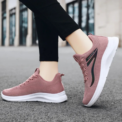 Comfortable Supportive Women's Walking Sneakers - FitWalk