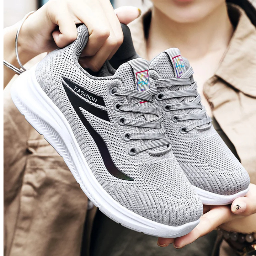 Comfortable Supportive Women's Walking Sneakers - FitWalk