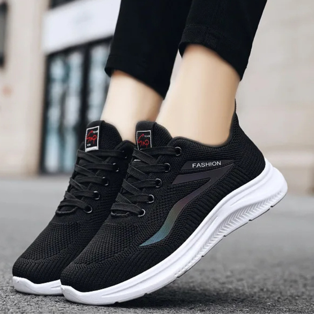 Comfortable Supportive Women's Walking Sneakers - FitWalk