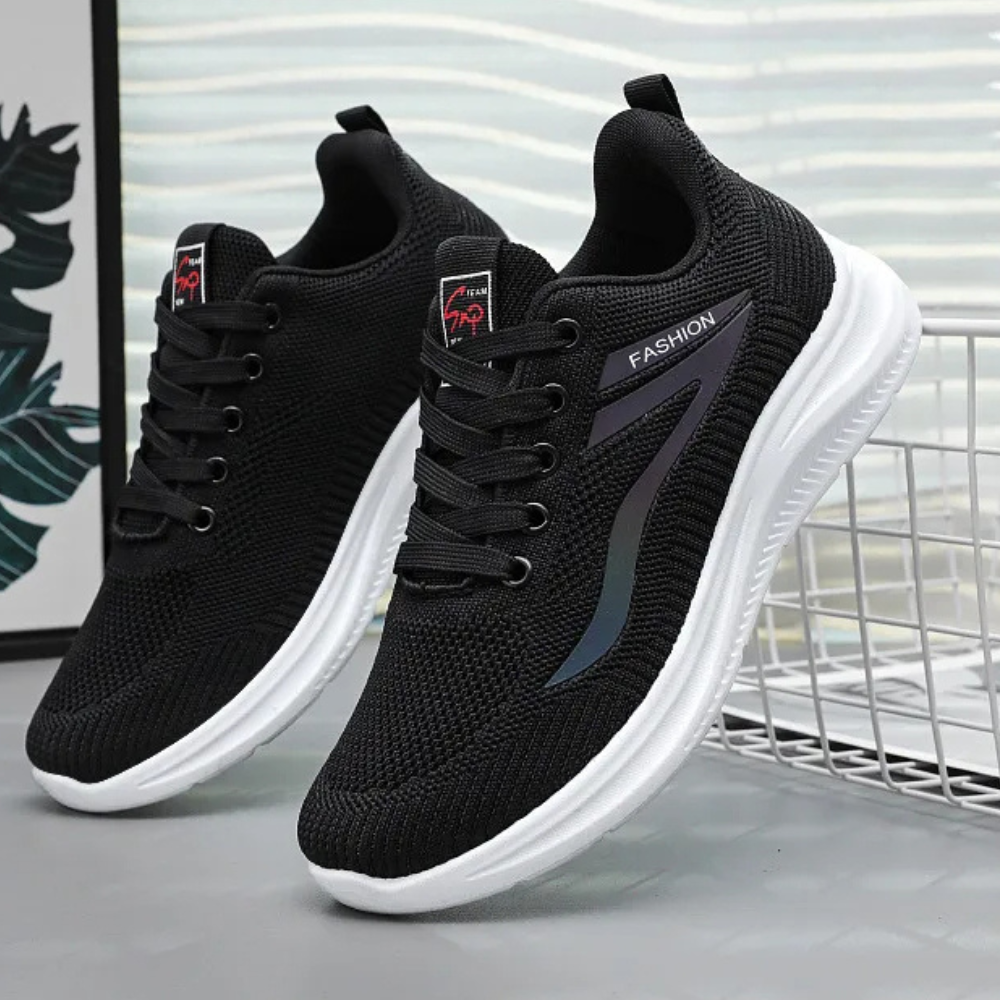 Comfortable Supportive Women's Walking Sneakers - FitWalk