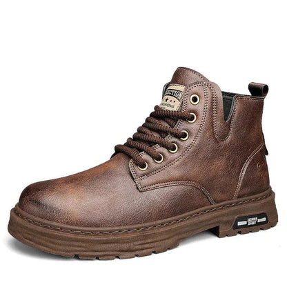 Strong Waterproof Boots Men Synthetic Leather