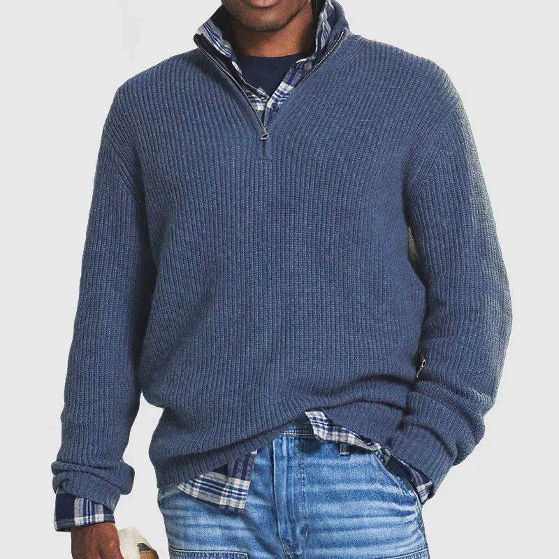 Classic Button-up Office Sweater