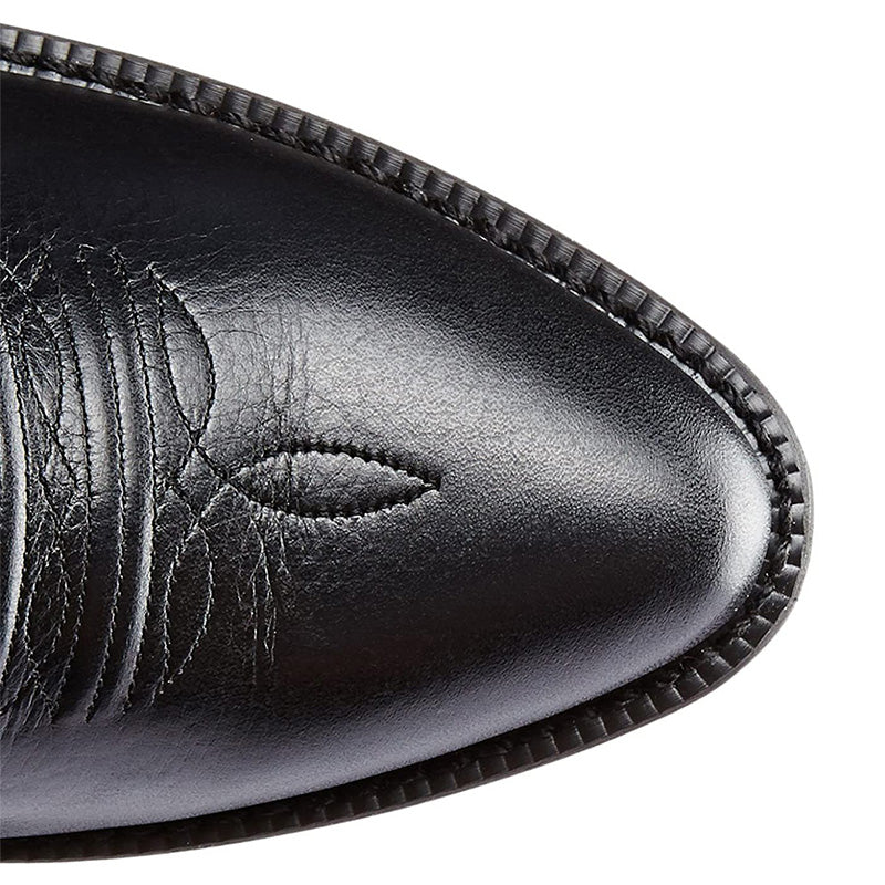 Men's Leather Mid-Calf Cowboy Boots