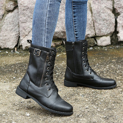 Comfortable Women's Boots With Easy Side Zip