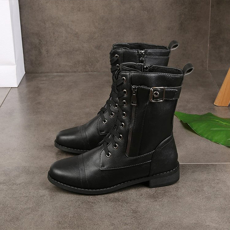 Comfortable Women's Boots With Easy Side Zip