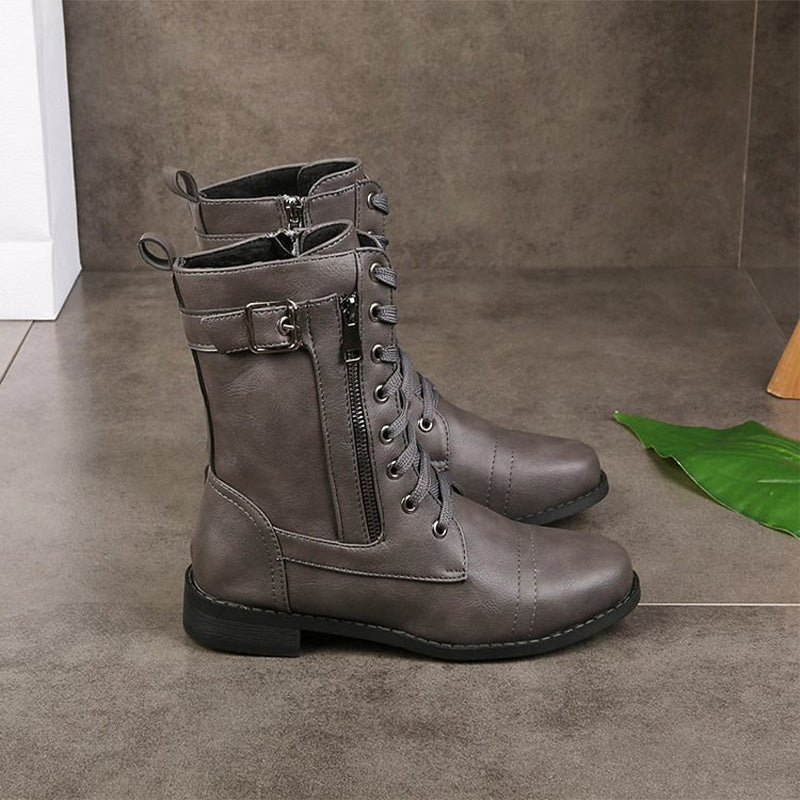 Comfortable Women's Boots With Easy Side Zip
