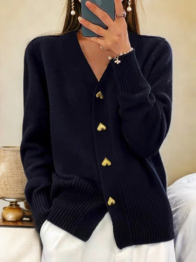 Cozy Women's Winter Cardigan Sweater - OutfitLondon