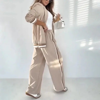 Elegant Cream Suit – Classic 2-Piece Woman's Outfit