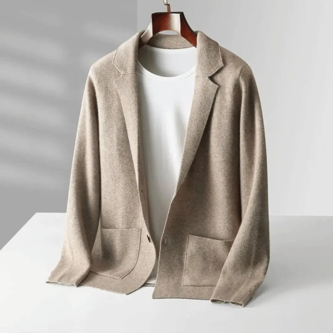 Soft Merino Wool Sweater Cardigan - OutfitLondon