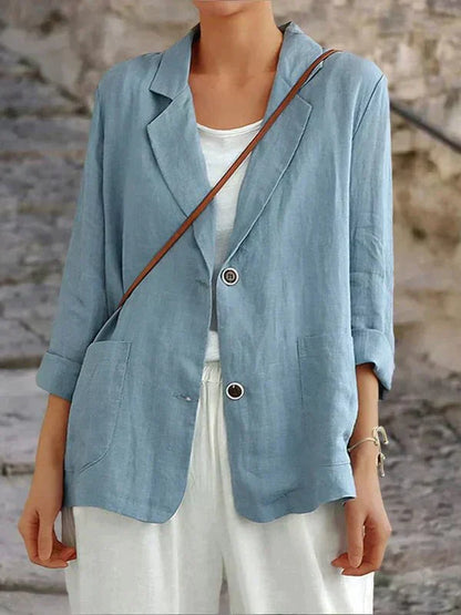 Classic Women's Linen Jacket