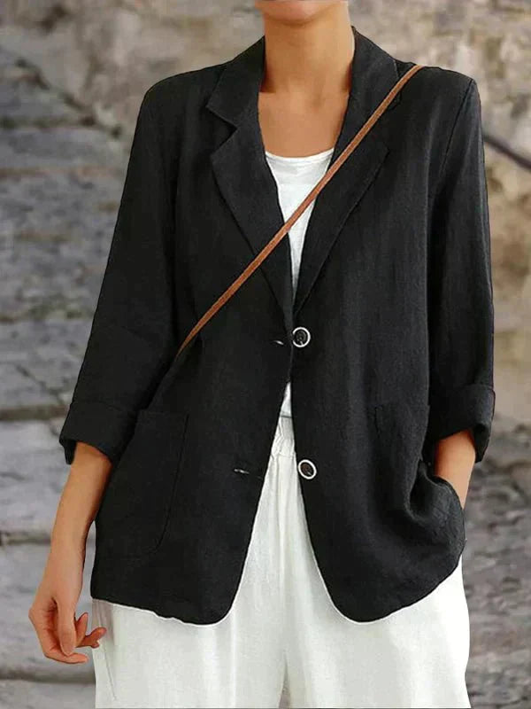 Classic Women's Linen Jacket